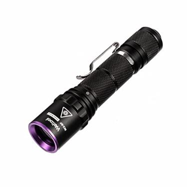 Imagem de Weltool Lanterna UV M2-BF luz negra 365nm UV-A luz negra 1800mW de alta potência para detecção de vazamento de óleo, detector de urina de animais de estimação, vazamentos A/C, brilho mineral, teste não destrutivo, cura com cola UV
