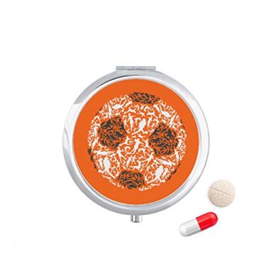 Imagem de Porta-comprimidos de futebol americano, esportes, pessoas, bolso para medicamentos, caixa de armazenamento