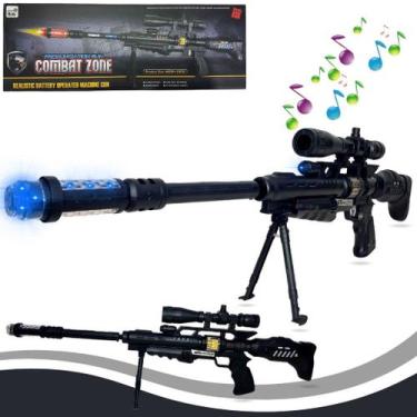 Arminha Sniper De Brinquedo lançador de dardo com mira e luz
