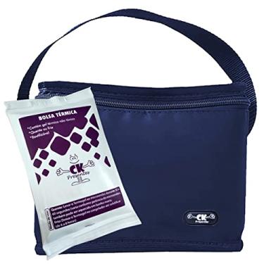 Imagem de CK Presentes Bolsa Térmica Pequena para Insulina e Medicamentos + gel Cor:M-KIT06AZ
