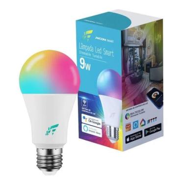 Imagem de Smart Lâmpada Inteligente Led Rgb 9W Wifi Alexa Google - Jwcom