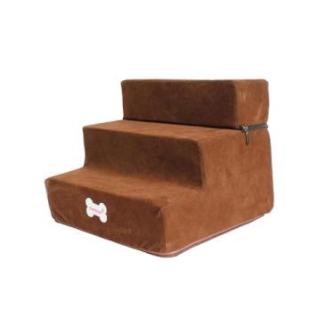 Imagem de Ｂｅｓｇａ Escada para cachorro, escada para cachorro, rampa para cachorro, gato, escada para casa, carro, cama alta