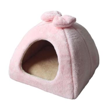 Imagem de Fenteer Casa de gato ninho de gato lavável auto aquecimento outono cama de gato tenda para animais de estimação cama para chihuahua gatinho gatos filhote de, 45cmx45cm