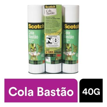Imagem de Kit com 6 Cola Bastao SCOTCH 40G - 3M