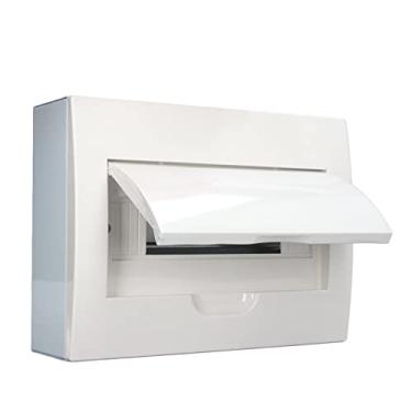 Imagem de Caixa de Distribuição de 12 Vias, Caixa de Proteção de Distribuição de Caixa de Disjuntor de 12 Vias Com Trilho DIN, Caixas Elétricas
