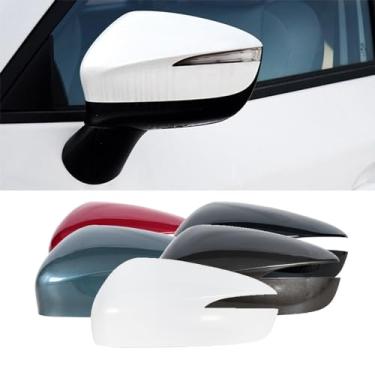 Imagem de JESYMBX Para Mazda CX-5 CX5 2015 2016 Para Mazda CX-3 CX3 2016-2019 Tampa do espelho retrovisor lateral da porta da asa do carro tampa do concha casa direito preto