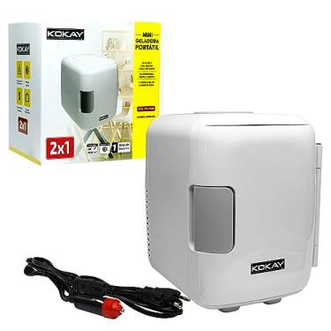 Imagem de Mini Geladeira Portátil 4 Litros 12v 127V - KOKAY
