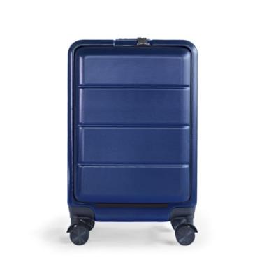 Imagem de Mala de Bordo 10 Kg ABS Rígida Atenas com Rodinhas 360º Balança Analógica (Azul)