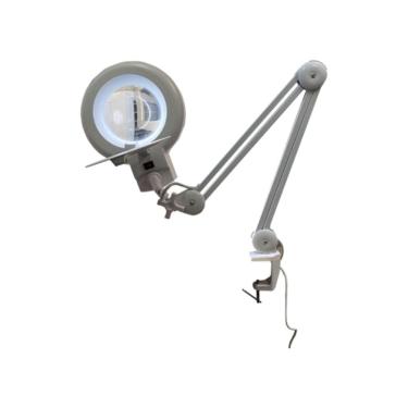 Imagem de Lupa Mesa Bancada Profissional Led Lente Cristal Ótico Bivolt Aumento 8x Fixador Morsa Lp-700 Instrutherm