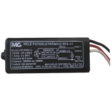 Imagem de Rele Foto Elétrico Bivolt RFE-11 1000w Compacto - Margirius Margirius