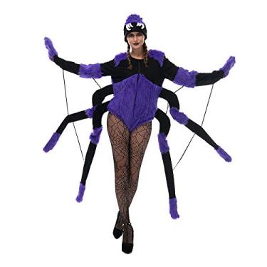 Imagem de EraSpooky Women's Spider Tarantula Costume Halloween Animal Onesie With Long Legs Jointed