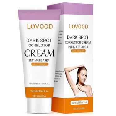 Imagem de LOVOOD Creme corretor de manchas escuras – axila, pescoço, axila, joelhos, cotovelos, áreas privadas, áreas íntimas – fórmula atualizada, resultado instantâneo de 7 ml