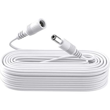 Imagem de Anlink Cabo de extensão de alimentação, cabo de extensão adaptador de alimentação CC 12V, 10 m, 10 m, 2,1 mm x 5,5 mm, compatível com fonte de alimentação adaptador CC de 12 V ou carregador de parede