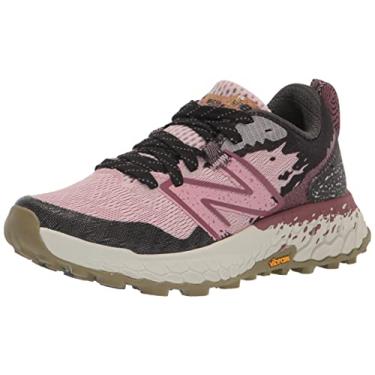 Imagem de New Balance Tênis de corrida feminino Fresh Foam X Hierro V7 Trail, Rosa Pedra/Blacktop/Borgonha Lavado, 37