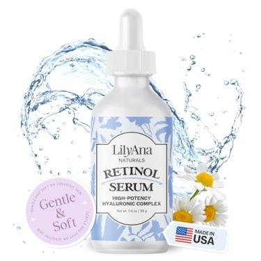 Imagem de Sérum Retinol da LilyAna Naturals – Sérum Retinol para Rosto tem retinol puro (2,5%) para tratamento eficaz de manchas escuras e cicatrizes de acne – Sérum de vitamina C para rosto