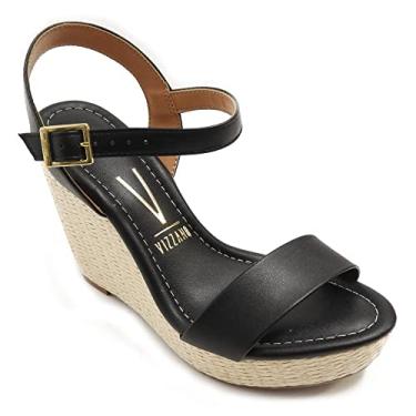 Imagem de Sandália Anabela Vizzano Modern Pelica Black - Feminino 37