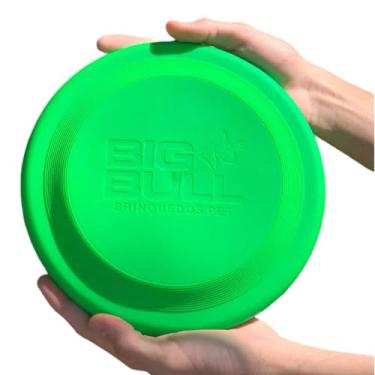 Imagem de Frisbee Pet Brinquedo Cachorro Aerodinâmico Disco Big Bull para Porte Grande (Verde)