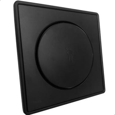 Imagem de Dona D Cor, Porta Grelha E Ralo Click Inteligente 15x15 Caixilho Quadrado Inox Kit Ralo Com Suporte 15cm Para Banheiro Box Lavabo Tampa Caixa Sifonada