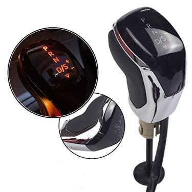 Imagem de Kit de retrofit automático de manopla de câmbio de marcha LHD adequado para Polo VW Golf MK6 MK7 Passat B7 B8 Tiguan MK2 (Prata brilhante LED vermelho)