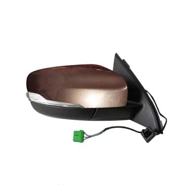 Imagem de Conjunto de espelho lateral do passageiro adequado para Volvo XC60 2013-2018 Retrovisores de porta lateral Espelho retrovisor de substituição Acessórios de espelho retrovisor (12 fios)