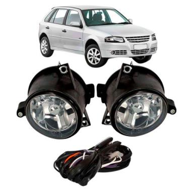 Imagem de Kit Farol de Milha Gol Parati G4 2006/2014 + Botão Tic Tac - Suits