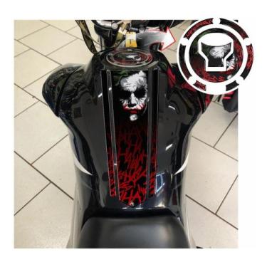 Imagem de Adesivo Gravata + Bocal Resinados Cg160 Joker Hahaha Gv174 - Resitank