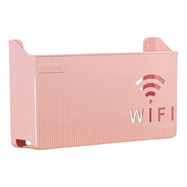 Imagem de Gralara Estante de Parede para Organização em Escritório e Sala, Rosa