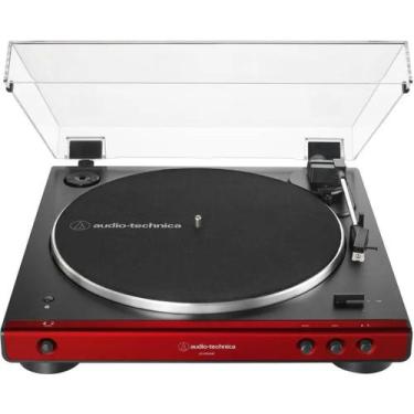 Imagem de Toca-Discos Audio Technica AT-LP60XBT-RD-C Automático Bluetooth Sem Fi