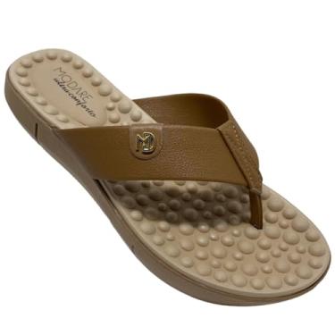 Imagem de Tamanco Modare Feminino Palmilha Anatômica Camel