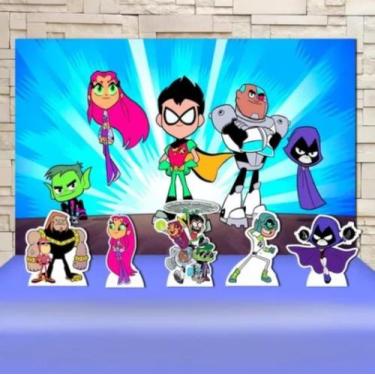 Imagem de Kit Festa Rubi Jovens Titãs - IMPAKTO VISUAL