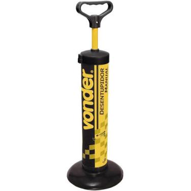 Imagem de Desentupidor De Vaso Sanitário Tipo Bomba Manual Sucção 18cm - VONDER