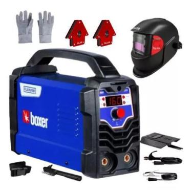 Imagem de Inversora Solda 160a Flama 161 Boxer Com esquadro e Kit Prot