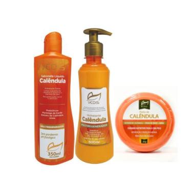 Imagem de Kit Calêndula Vedis Hidratação Profunda Peles Sensíveis
