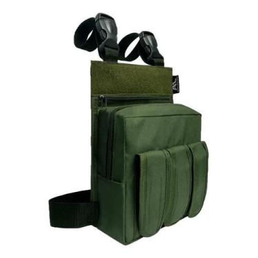 Imagem de Bornal Tático de Perna 3 PST Verde - J.A Rio Militar