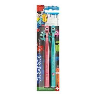 Imagem de Escova de Dente Curaprox Kids Soft Duo Graffiti Edition CS5460 2 unidades