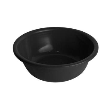 Imagem de Bacia Resistente 8 Litros Plástico Preto Utilidade pro Lar - FICONE & 