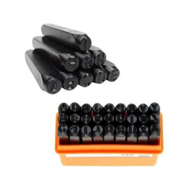 Imagem de Jogo 27 Marcador Punção Letra Alfabeto Abcdário 5mm Starfer