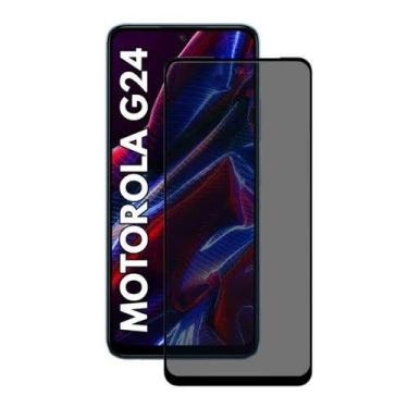 Imagem de Película 3D de Vidro Privacidade Anti Espião para Motorola Moto G24 - 