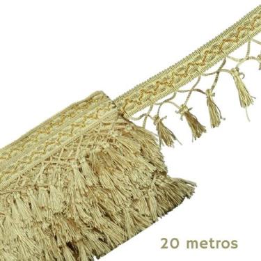 Imagem de Pingente De Seda Tassel - Fita- Bege Claro - Nº: 010 C/20M- Nybc
