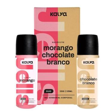 Imagem de Jells Duo Gel Hot Beijável 15ml - KALYA, Morango e Chocolate Banco