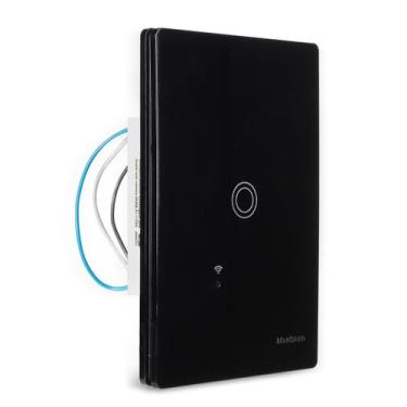 Imagem de Interruptor Inteligente Wi-Fi 1 Botão Alexa Preto Margirius, Preto