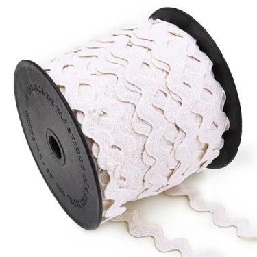 Imagem de Sianinha de Algodão Larga 9mm São José - 50 Metros - Elásticos São Jos