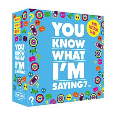 Imagem de You Know What I´m Saying? Word Guessing Game by Hygge Games, Blue, Box Size 5.7 x 5.7 x 1.8 inches