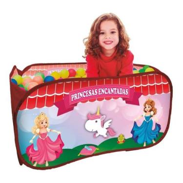 Imagem de Piscina De Bolinha Princesas Encantadas Diversão Natal Crian - eva enx