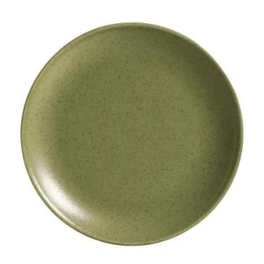 Imagem de Prato de Sobremesa de Cerâmica Coup Organic Olive 1ª Linha Alleanza