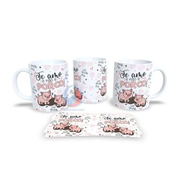 Imagem de Caneca Cerâmica Personalizada Dia dos Namorados / Casal - Modelo 785104