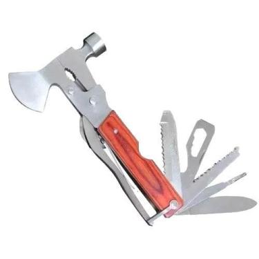 Imagem de Machado Machadinha Com Alicate Martelo Ferramentas Multifuncional Mult