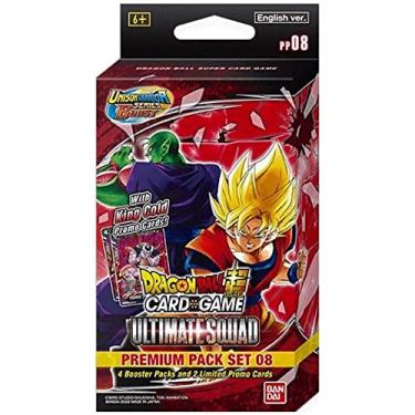 Imagem de Dragon Ball Super: Conjunto de Cartas de Batalha Ultimate Squad Premium Pack Set 08 (6 Peças)