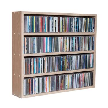 Imagem de Serena Estantes - Estante Prateleira Para 272 CDs - AM-01 (Carvalho Poró)