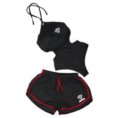 Imagem de Conjunto Maio Com Bojo Refletivo + Short - Gringas - Gringas Model, Pr